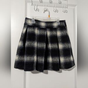 Papaya weekend plaid skirt